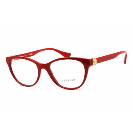 Versace Women's Eyeglasses - Parade Red Plastic Cat Eye Shape Frame | 0VE3330 5388 ,