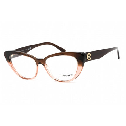 Versace Women's Eyeglasses - Transparent Brown Gradient Plastic Frame | 0VE3286 5332 ,