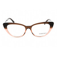 Versace Women's Eyeglasses - Transparent Brown Gradient Plastic Frame | 0VE3286 5332 ,