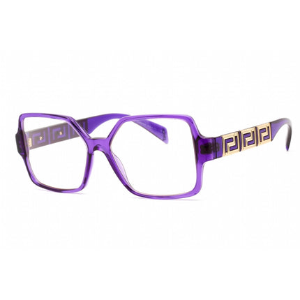 Versace Women's Eyeglasses - Transparent Violet Plastic Frame, 55 mm | 0VE3337 5408 ,