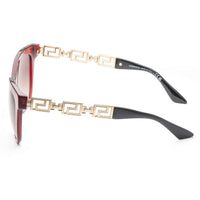 Versace Women's Sunglasses - Bordeaux Frame Brown Lens | VERSACE 0VE4394 388/1354 ,