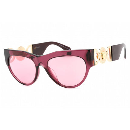 Versace Women's Sunglasses - Bordeaux Plastic Cat Eye Shape Frame | 0VE4440U 5263A4 ,