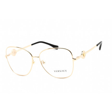 Versace Women's Sunglasses - Full Rim Gold Metal Cat Eye Shape Frame | 0VE1289 1002 ,