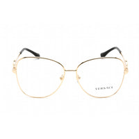 Versace Women's Sunglasses - Full Rim Gold Metal Cat Eye Shape Frame | 0VE1289 1002 ,