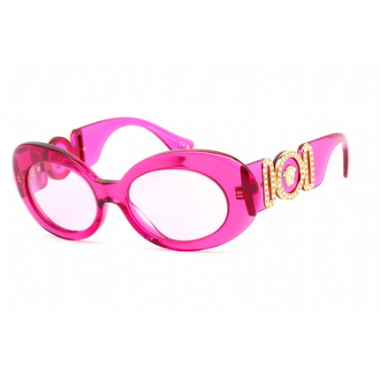 Versace Women's Sunglasses - Full Rim Transparent Fuchsia Frame | 0VE4426BU 5334/5 ,