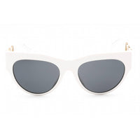 Versace Women's Sunglasses - Full Rim White Plastic Cat Eye Frame | 0VE4440U 314/87 ,