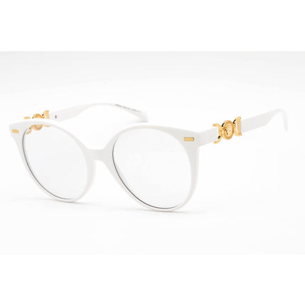 Versace Women's Sunglasses - Full Rim White Plastic Round Shaped | 0VE4442 314/M3 ,