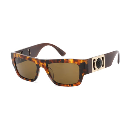 Versace Women's Sunglasses - Havana Plastic Full Rim Rectangular | VE4416U 511963 ,