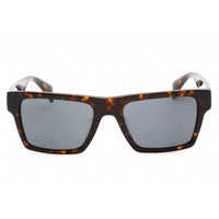 Versace Women's Sunglasses - Havana Rectangular Frame Dark Grey Lens | 0VE4445F 108/87 ,