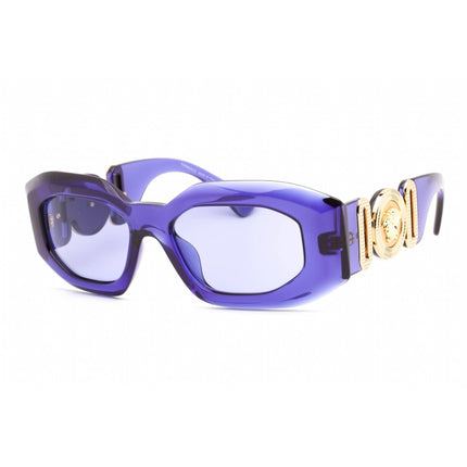 Versace Women's Sunglasses - Purple Transparent Plastic Oval Frame | 0VE4425U 54191A ,