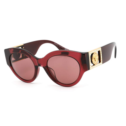 Versace Women's Sunglasses - Transparent Burgundy Frame Red Lens | 0VE4438B 538569 ,