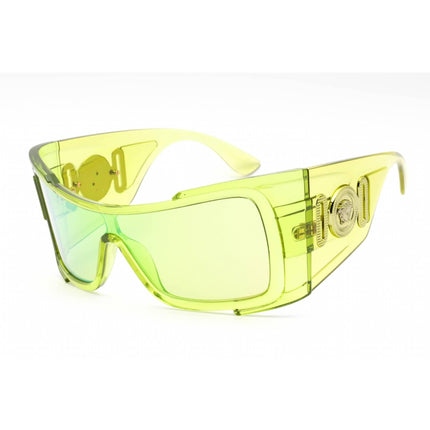 Versace Women's Sunglasses - Transparent Green Plastic Shield Frame | 0VE4451 54208N ,