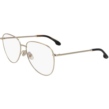 Victoria Beckham Women's Eyeglasses - Gold Oval Frame | VICTORIA BECKHAM VB2116 714 ,