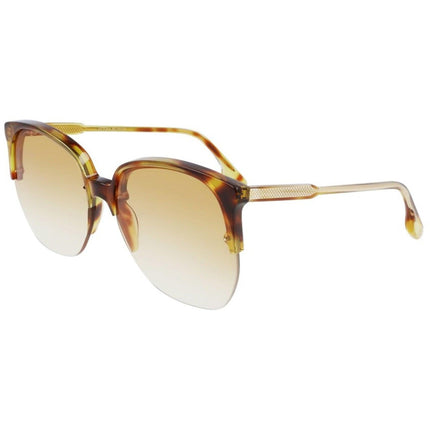 Victoria Beckham Women's Sunglasses - Blonde Havana | VICTORIA BECKHAM VB617S 222 ,