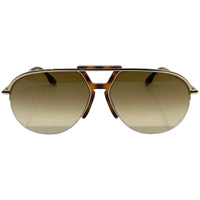 Victoria Beckham Women's Sunglasses - Brown Gradient Lens Aviator Frame | VB222S 702 ,