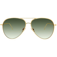 Victoria Beckham Women's Sunglasses - Gold Metal Frame | VICTORIA BECKHAM VB203S 713 ,