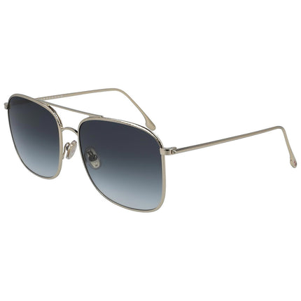 Victoria Beckham Women's Sunglasses - Gold Metal Square Full-Rim Frame | VB202S 701 ,