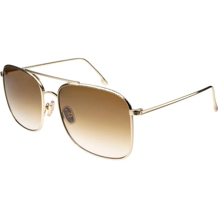 Victoria Beckham Women's Sunglasses - Gold/Brown Frame | VICTORIA BECKHAM VB202S 702 ,