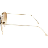 Victoria Beckham Women's Sunglasses - Gold/Brown Frame | VICTORIA BECKHAM VB202S 702 ,