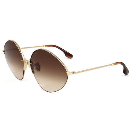 Victoria Beckham Women's Sunglasses - Gold/Brown Frame | VICTORIA BECKHAM VB220S 702 ,