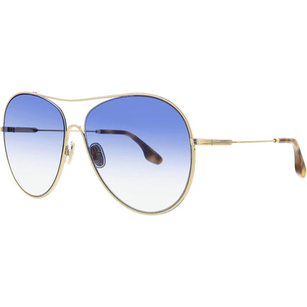 Victoria Beckham Women's Sunglasses - Gold/Teal Frame | VICTORIA BECKHAM VB131S 706 ,