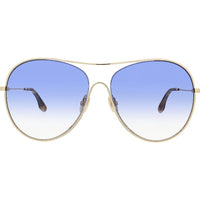 Victoria Beckham Women's Sunglasses - Gold/Teal Frame | VICTORIA BECKHAM VB131S 706 ,