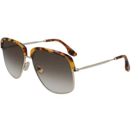 Victoria Beckham Women's Sunglasses - Gold/Tortoise | VICTORIA BECKHAM VB201S 716 ,