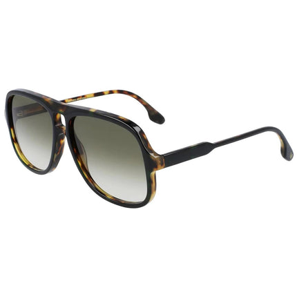 Victoria Beckham Women's Sunglasses - Green Gradient Lens Square Frame | VB620S 307 ,