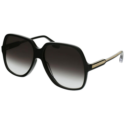 Victoria Beckham Women's Sunglasses - Grey Gradient Lens Square Frame | VB626S 001 ,