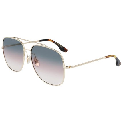 Victoria Beckham Women's Sunglasses - Petrol and Sand Lens Square Frame | VB215S 756 ,