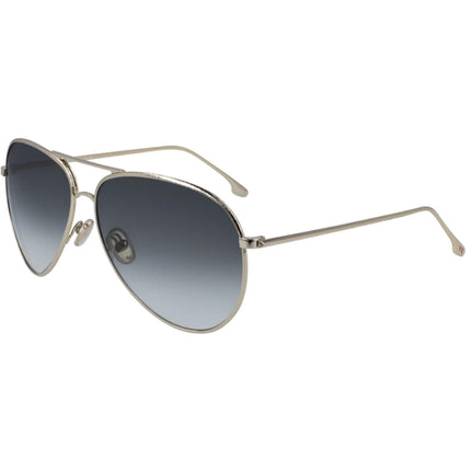 Victoria Beckham Women's Sunglasses - Smoke Lens Gold | VICTORIA BECKHAM VB203S 702 ,