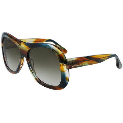 Victoria Beckham Women's Sunglasses - Striped Khaki | VICTORIA BECKHAM VB623S 318 ,