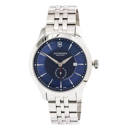 Victorinox Swiss Army 241763 Alliance Blue Dial Mens Quartz Steel Watch ,
