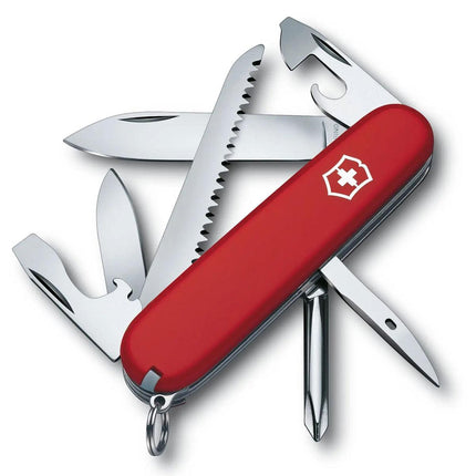 Victorinox Swiss Army Medium Pocket Knife - Hiker with Screwdriver and Saw | 1.4613 ,