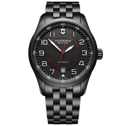 Victorinox Swiss Army Men's Automatic Watch - Airboss Mechanical Black Bracelet | 241740 ,