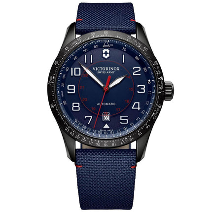 Victorinox Swiss Army Men's Automatic Watch - Airboss Mechanical Blue Strap | 241820 ,