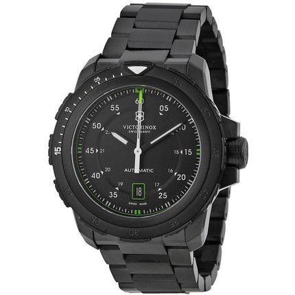 Victorinox Swiss Army Men's Automatic Watch - Alpnach Black Dial Bracelet | 241684 ,