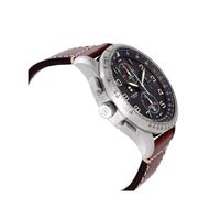 Victorinox Swiss Army Men's Chrono Watch - Airboss Mach 9 Black Dial Strap | 241710 ,