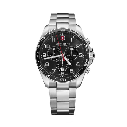 Victorinox Swiss Army Men's Chrono Watch - FieldForce Classic Black Dial | 241899 ,