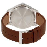 Victorinox Swiss Army Men's Quartz Watch - Alliance Silver Dial Leather Strap | 241767 ,