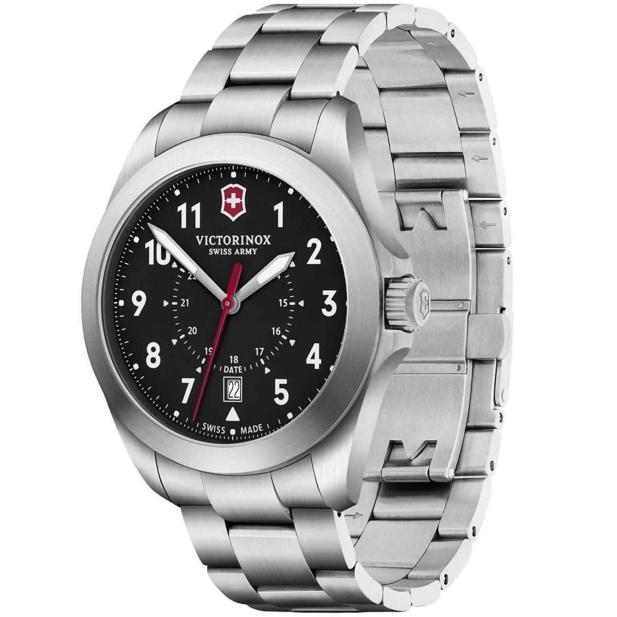 Victorinox Swiss Army Men's Quartz Watch - Heritage Black Dial