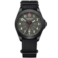 Victorinox Swiss Army Men's Quartz Watch - Heritage Green Dial Fabric Strap | 241972 ,