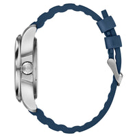 Victorinox Swiss Army Men's Quartz Watch - I.N.O.X. Blue Dial Rubber Strap | 241688.1 ,