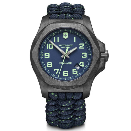 Victorinox Swiss Army Men's Quartz Watch - I.N.O.X. Carbon Blue Strap | 241860 ,