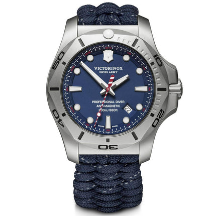 Victorinox Swiss Army Men's Quartz Watch - I.N.O.X. Professional Diver Blue Strap | 241843 ,