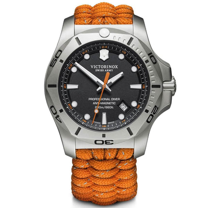 Victorinox Swiss Army Men's Quartz Watch - I.N.O.X. Professional Diver Orange Strap | 241845 ,