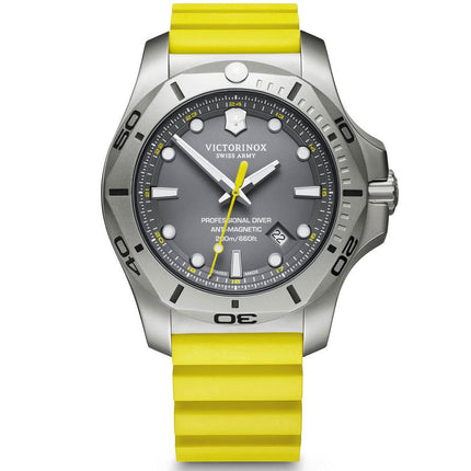 Victorinox Swiss Army Men's Quartz Watch - I.N.O.X. Professional Diver Yellow Strap | 241844 ,
