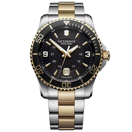 Victorinox Swiss Army Men's Quartz Watch - Maverick Two Tone Bracelet | 241824 ,