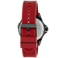 Victorinox Swiss Army Men's Quartz Watch - Night Vision Red Dial Rubber Strap | 241717 ,
