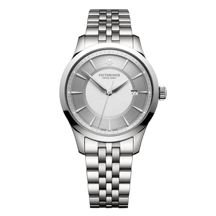 Victorinox Swiss Army Men's Steel Bracelet Watch - Alliance Grey-Silver Dial | 241822 ,